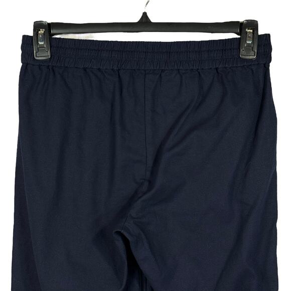 J. Crew Factory SZ 4 Cuffed Pants Linen Blend Pocket Mid-Rise Drawstring Pull-On - Picture 5 of 8